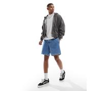 BOSS Orange - Sandrew - Pantaloncini di jeans lavaggio medio con coulisse-Blu W34