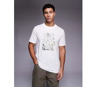 BOSS Orange - T-shirt bianca con logo sul petto-Bianco M