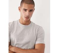 BOSS Orange - T-shirt grigio chiaro con logo sul petto S