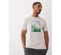 BOSS Orange - T-shirt nera con stampa sul petto-Nero 2XL