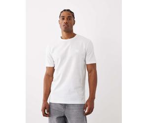 BOSS Orange - Tales - T-shirt bianca con riquadro con logo-Bianco L