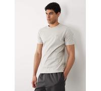 BOSS Orange - Tales - T-shirt grigio medio con riquadro con logo XL