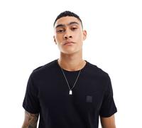 BOSS T-shirt in jersey di cotone con toppa con logo - Style Tales, 50508584 Nero S