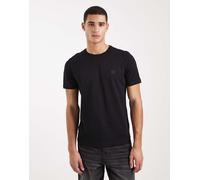 BOSS Orange - Tales - T-shirt nera con riquadro con logo-Nero XL