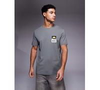 BOSS Orange - Teplain - T-shirt grigio scuro con logo sul petto S
