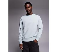 BOSS Orange - Wesmall - Felpa girocollo grigia con logo tono su tono-Grigio L