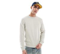 BOSS Orange - Westart - Felpa taglio comodo beige con logo squadrato-Neutro 5XL