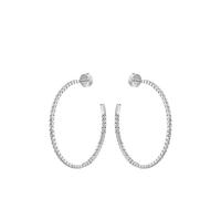 BOSS Orecchini a cerchio color argento con cristalli - Style KASSY DIVINE, HB1580863 Color argento pz.