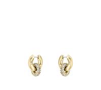 BOSS Orecchini dorati con cerchi intrecciati e cristalli pavé - Style LIVE PRECIOUS, HB1580759 Color oro pz.