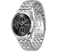BOSS Orologio con quadrante nero con bracciale a maglie multiple - Style PRINCIPLE MASTER, 58564971 Color argento pz.