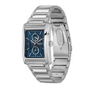 BOSS PRINCIPLE Orologio con quadrante scheletrato blu lavorato e bracciale a maglie - Style PRINCIPLE DRESS MULTI, 58733288 Color argento pz.