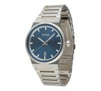 BOSS Orologio con quadrante blu e bracciale a maglie in acciaio - Style CANDOR, 58129470 Argento pz.