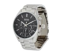 BOSS Orologio analogico 'Champion' nero / argento Uomo BOSS One Size