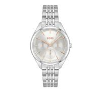 BOSS Orologio Analogico Multifunzione al Quarzo da Donna Collezione SAYA con Cinturino in Acciaio Inossidabile Argentato - 1502640