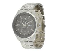BOSS Orologio analogico 'SKYTRAVELLER' grigio scuro / argento Uomo BOSS Einheitsgröße