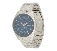 BOSS Cronografo con quadrante blu e bracciale in acciaio - Style SKYTRAVELLER, 58564955 Color argento pz.