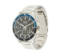 BOSS Orologio analogico 'TROPER' blu / nero / argento Uomo BOSS One Size