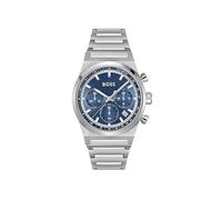 BOSS Orologio analogico 'CANDOR' blu / argento, Taglia One Size