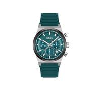 BOSS Cronografo con quadrante verde e cinturino in silicone - Style CANDOR CHRONO, 58244861 Blu pz.
