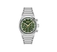 BOSS Orologio analogico 'CANDOR CHRONO' oro / verde scuro / argento, Taglia One Size