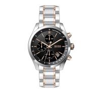 BOSS Orologio con Cronografo al Quarzo da uomo Collezione Grand Prix con cinturino in pelle o in acciaio inossidabile
