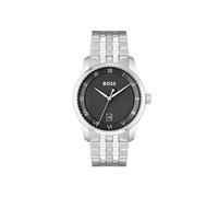 BOSS Orologio con Movimento al Quarzo a Tre Lancette da Uomo Collezione PRINCIPLE con Cinturino in Acciaio Inossidabile argentato - 1514123