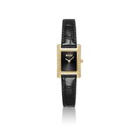 BOSS Orologio con quadrante nero decorato con cristalli e cinturino in pelle coordinato - Style LUCY PRECIOUS, 58565060 Nero pz.