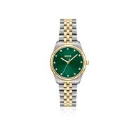 BOSS Orologio con quadrante verde e bracciale bicolore - Style GRACEFUL PRECIOUS, 58567527 Color argento pz.