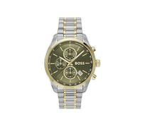 BOSS Cronografo bicolore con quadrante verde oliva - Style GRAND PRIX 44, 58244951 Color argento pz.