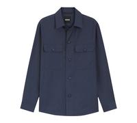BOSS Sovracamicia relaxed fit in AirWool lavabile - Style P-Carper-OS-WG-262, 50561628 Blu scuro 46