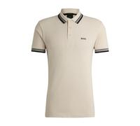 BOSS Paddy Curved, Polo Moderno, Uomo, Bianco (White 100), L