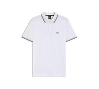 BOSS Paddy Curved, Polo Moderno, Uomo, Bianco (White 101), L