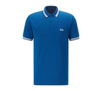 BOSS Paddy Curved, Polo Moderno, Uomo, Blu (Medium Blue 1), XL