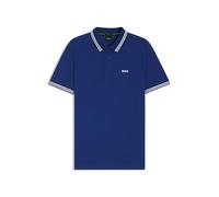 BOSS Paddy Curved, Polo Moderno, Uomo, Blu (Medium Blue 4), S