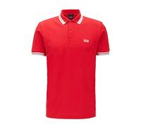 BOSS Paddy Curved, Polo Moderno, Uomo, Rosso (Medium Red 610), M