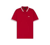 BOSS Paddy Curved, Polo Moderno, Uomo, Rosso (Medium Red 612), S