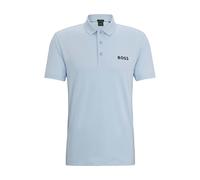Boss Paddy Tech Maglietta Polo Logo a Contrasto Uomo (GT10554)