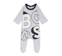 BOSS Pagliaccetto da notte per neonati in cotone con grafica con logo - Style J52521/77101M, J52521 Celeste 60