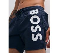BOSS pantaloncini da bagno con logo Octopus blu navy W34.6