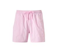 BOSS Bodywear - Octopus - Pantaloncini da bagno rosa chiaro con stampa del logo W33