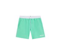 BOSS Boxer da mare con logo a contrasto e profili - Style Starfish, 50514429 Verde S