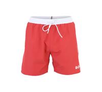 BOSS Pantaloncini da bagno 'Starfish' rosso sangue / bianco Uomo BOSS M