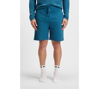 BOSS Pantaloncini del pigiama in misto cotone con logo ricamato - Style Waffle Shorts, 50535884 Blu XXL