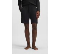 BOSS Pantaloncini del pigiama in misto cotone con logo ricamato - Style Waffle Shorts, 50535884 Nero M