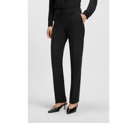 BOSS Pantaloni a gamba dritta in lana vergine - Style Tameah, 50490045 Nero 48