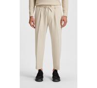 BOSS Pantaloni con fit affusolato in tessuto elasticizzato idrorepellente - Style T_Convert-Pleat, 50539085 Beige chiaro 52