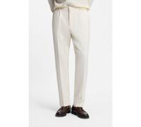 BOSS Pantaloni con fit affusolato in tessuto elasticizzato - Style C-Perin-PL-BB-254, 50551522 Bianco 44