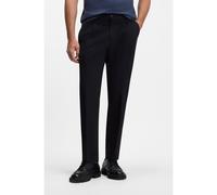 BOSS Pantaloni con fit affusolato in tessuto italiano con micromotivo - Style C-Perin-PL-263, 50572157 Blu scuro 50