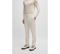 BOSS Pantaloni con fit affusolato in velluto a coste ad alte prestazioni - Style P-Perin-DS-WG-244, 50530667 Bianco 98