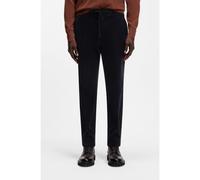 BOSS Pantaloni con fit affusolato in velluto a coste elasticizzato - Style C-Perin-RDS-WG-264, 50571992 Blu scuro 54